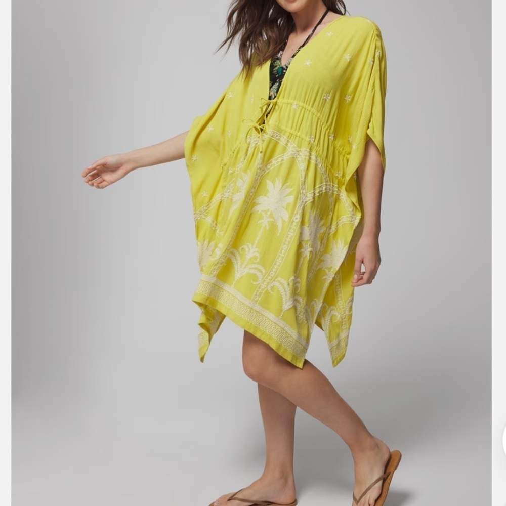 NWT Soma Swim Embroidered Kimono Coverup Tunic